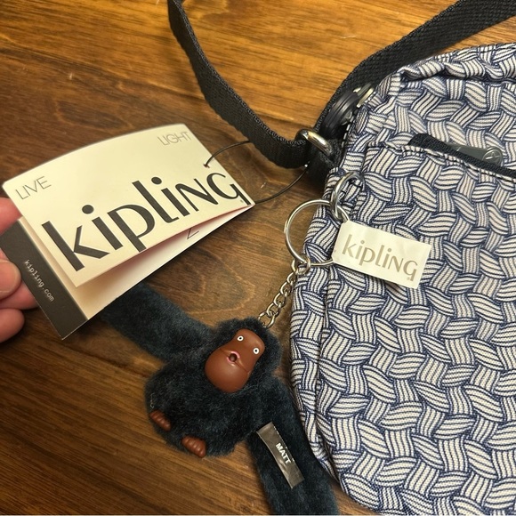Kipling Damian Up Crossbody Bag Groovy Vines New With Tags NWT - Picture 3 of 13